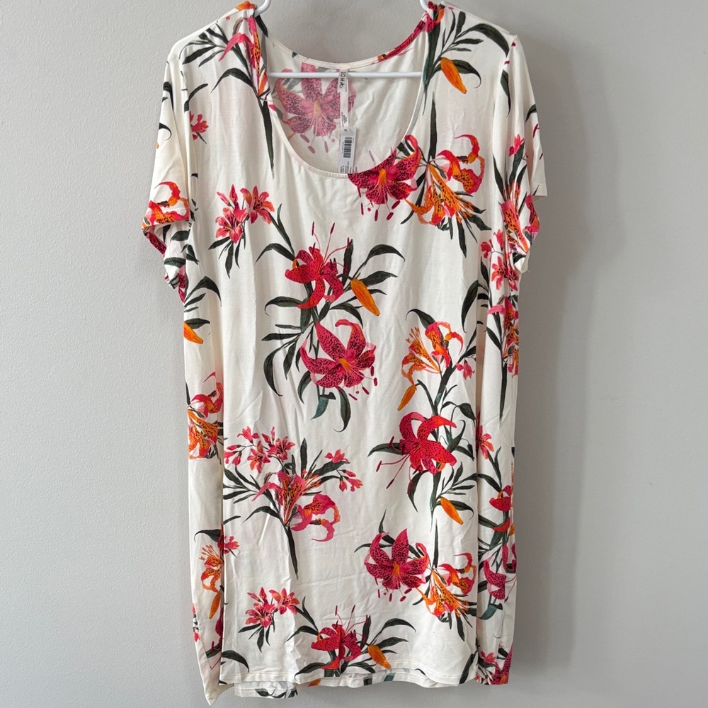 Soma Cool Nights Floral Scoop neck Sleepshirt